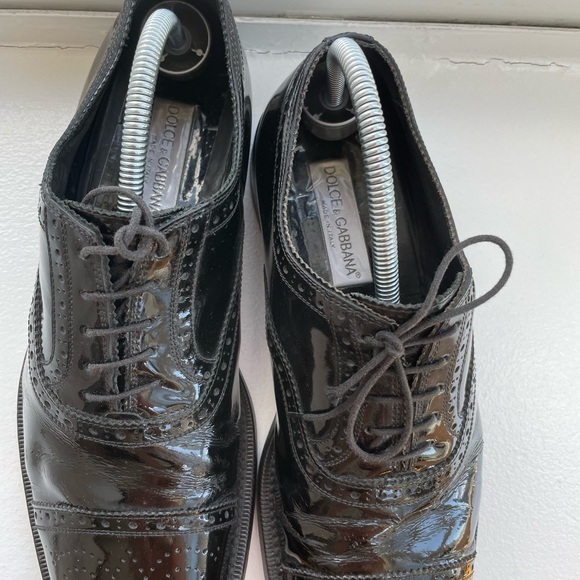 🇮🇹🇮🇹Dolce&Gabanna tuxedo wing tip shoes - Picture 4 of 15